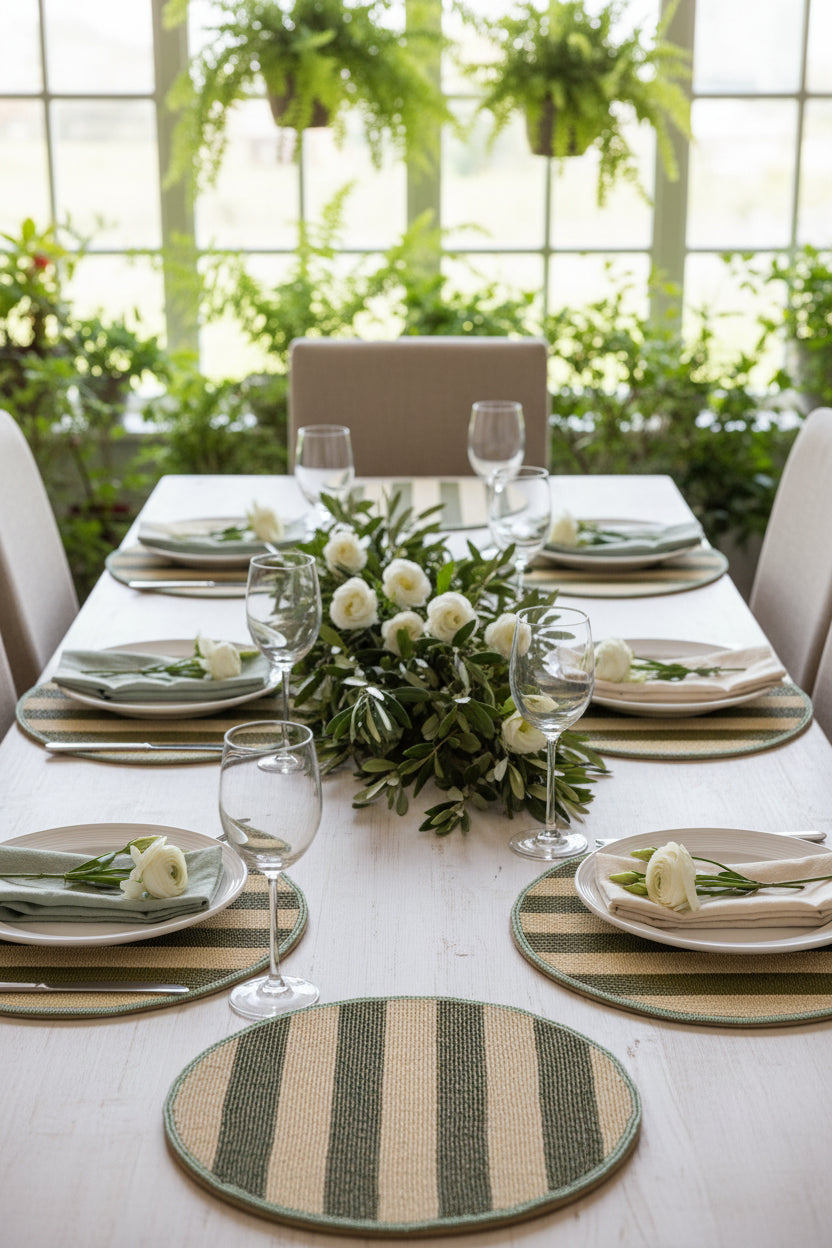 PLACEMAT STRIPE SET OF 4