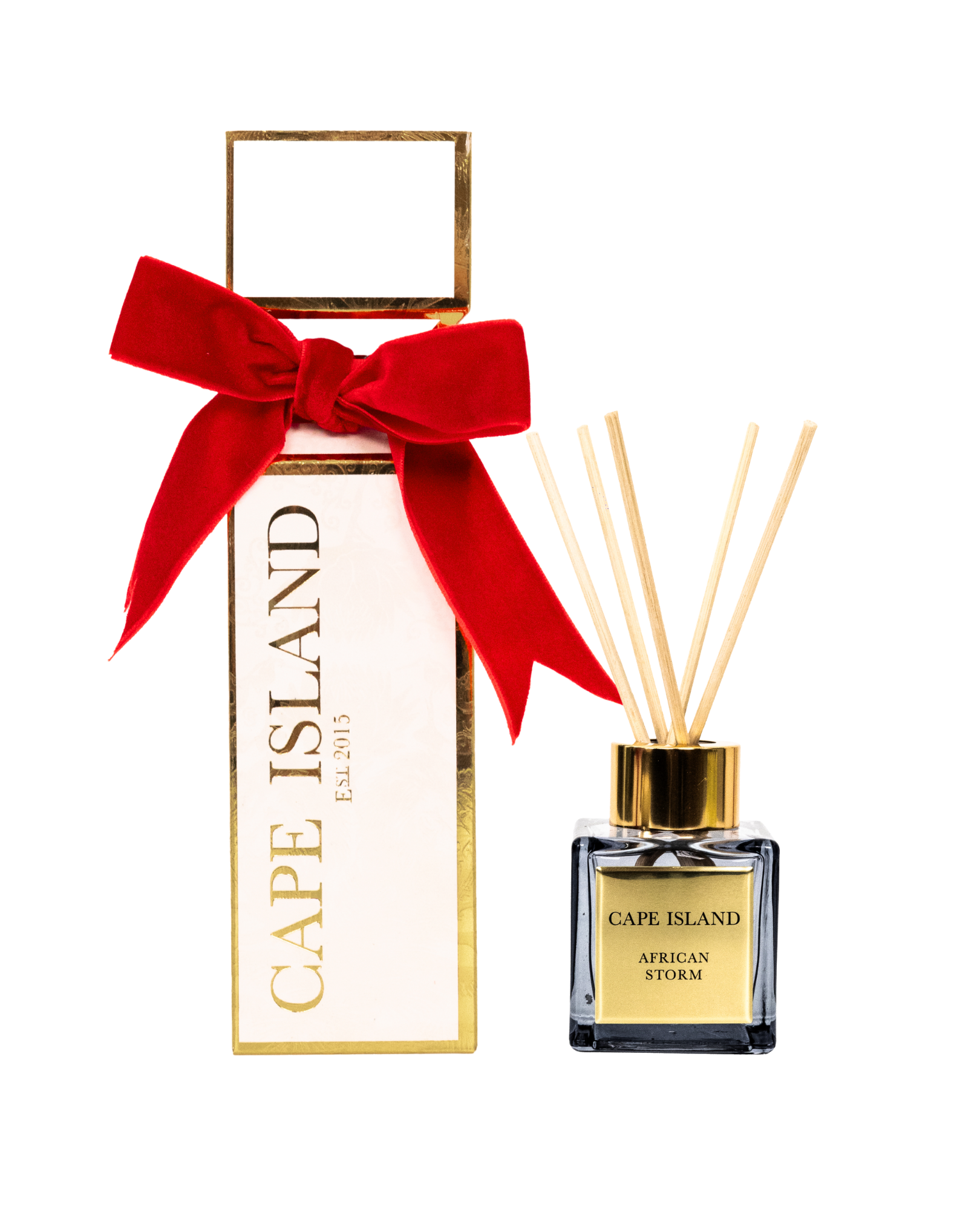 White Cracker with mini diffuser-50ml - Set of 4