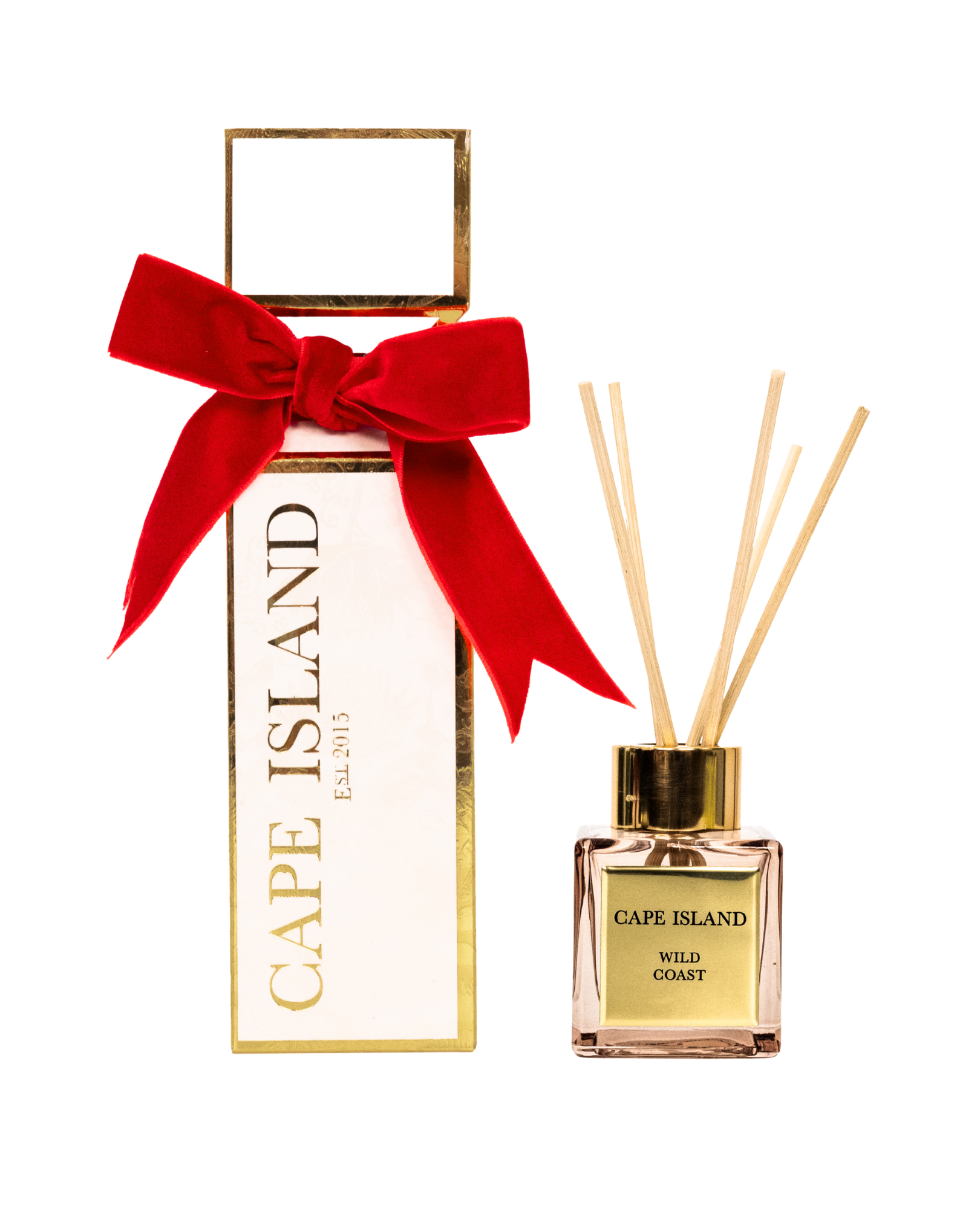 White Cracker with mini diffuser-50ml - Set of 4