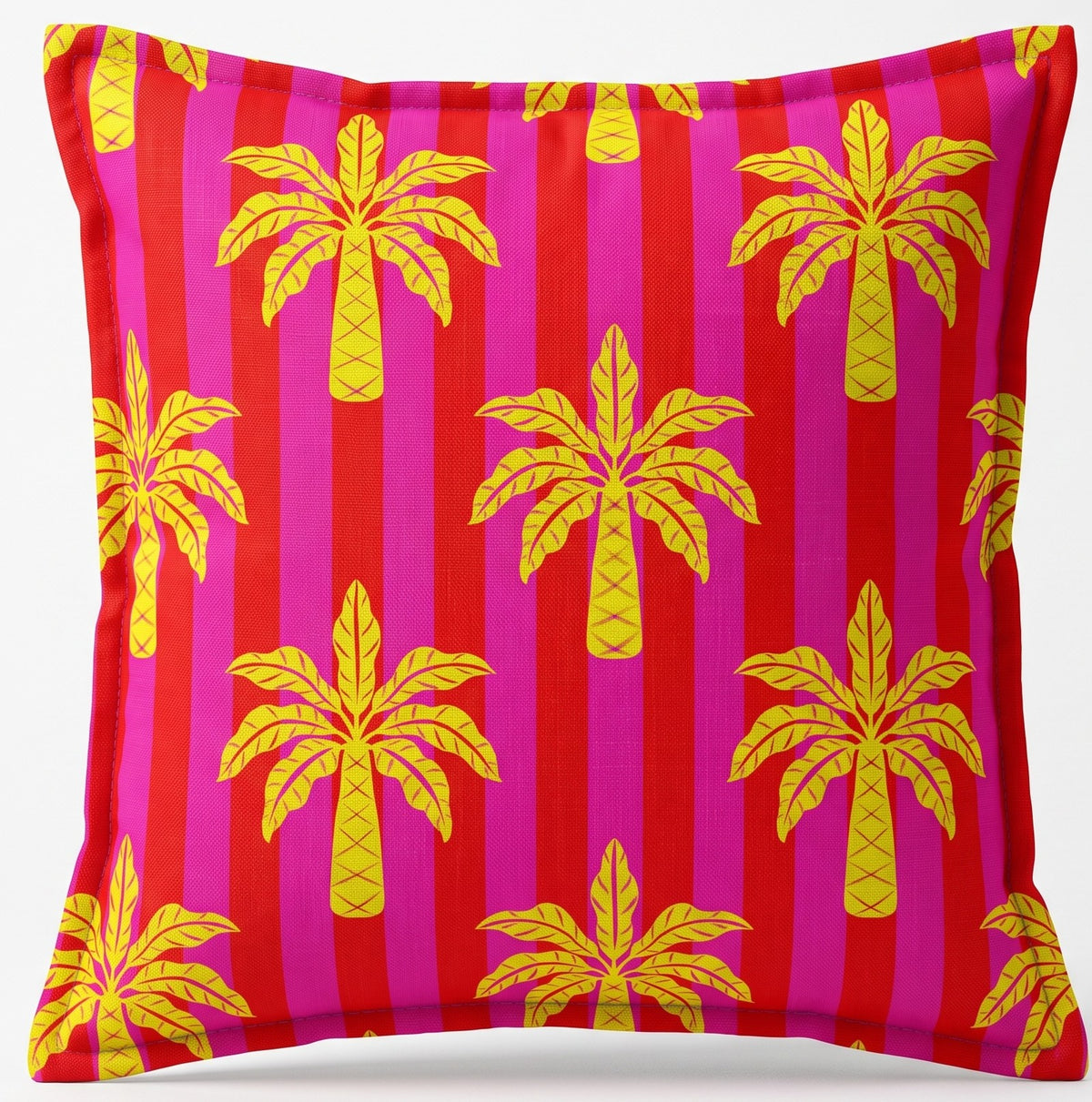 YELLOW PALM SCATTER CUSHION