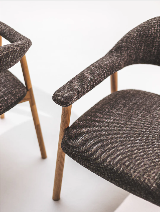 Adele Occasional Oak Chair - Sikara Espresso
