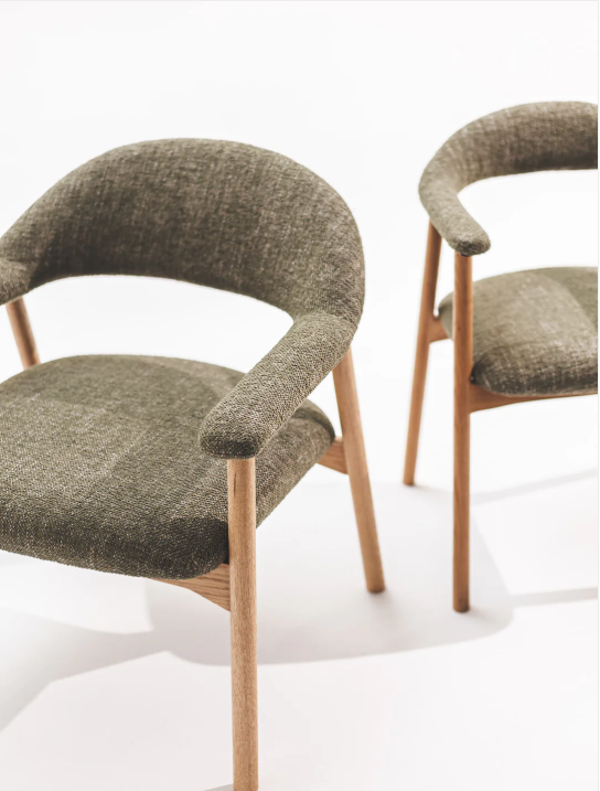 Adele Occasional Oak Chair - Sikara Matcha