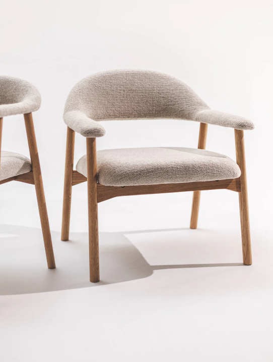 Adele Occasional Oak Chair - Sikara Natura