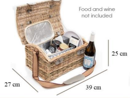 Classic Picnic Basket without Cutlery