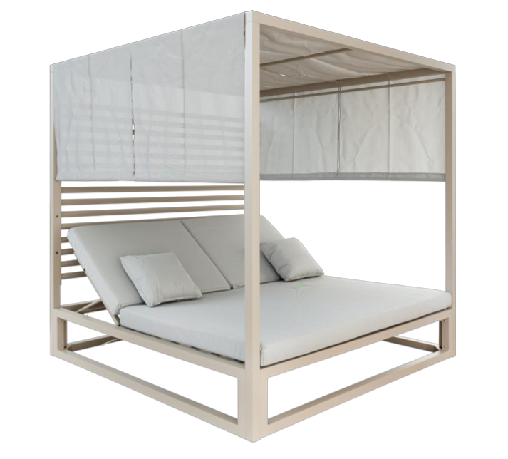 Palace Canopy Daybed in Safari