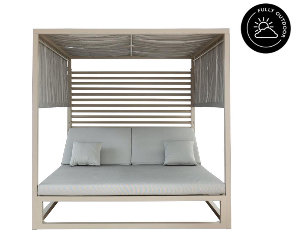 Palace Canopy Daybed in Safari