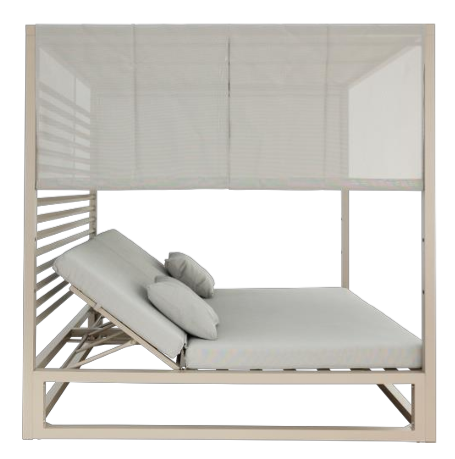 Palace Canopy Daybed in Safari