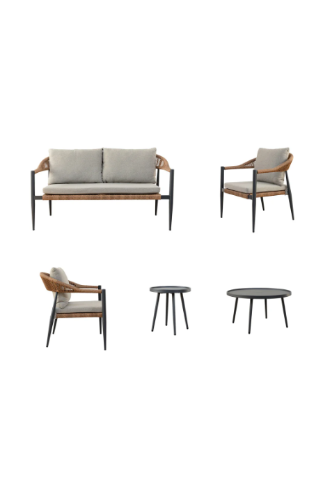 Zion Sofa Set - Rhino