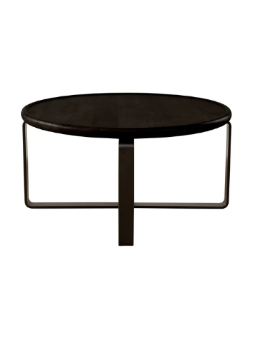 Crest Coffee Table | Onyx Finish | 80cm Diameter
