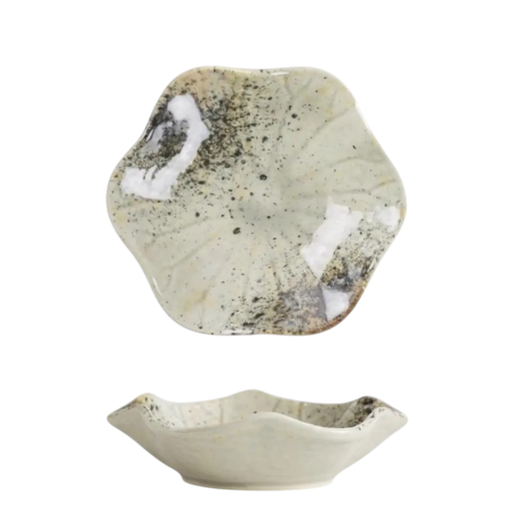 Japanese Lily Dipping Dishes 4 piece set - Option 1