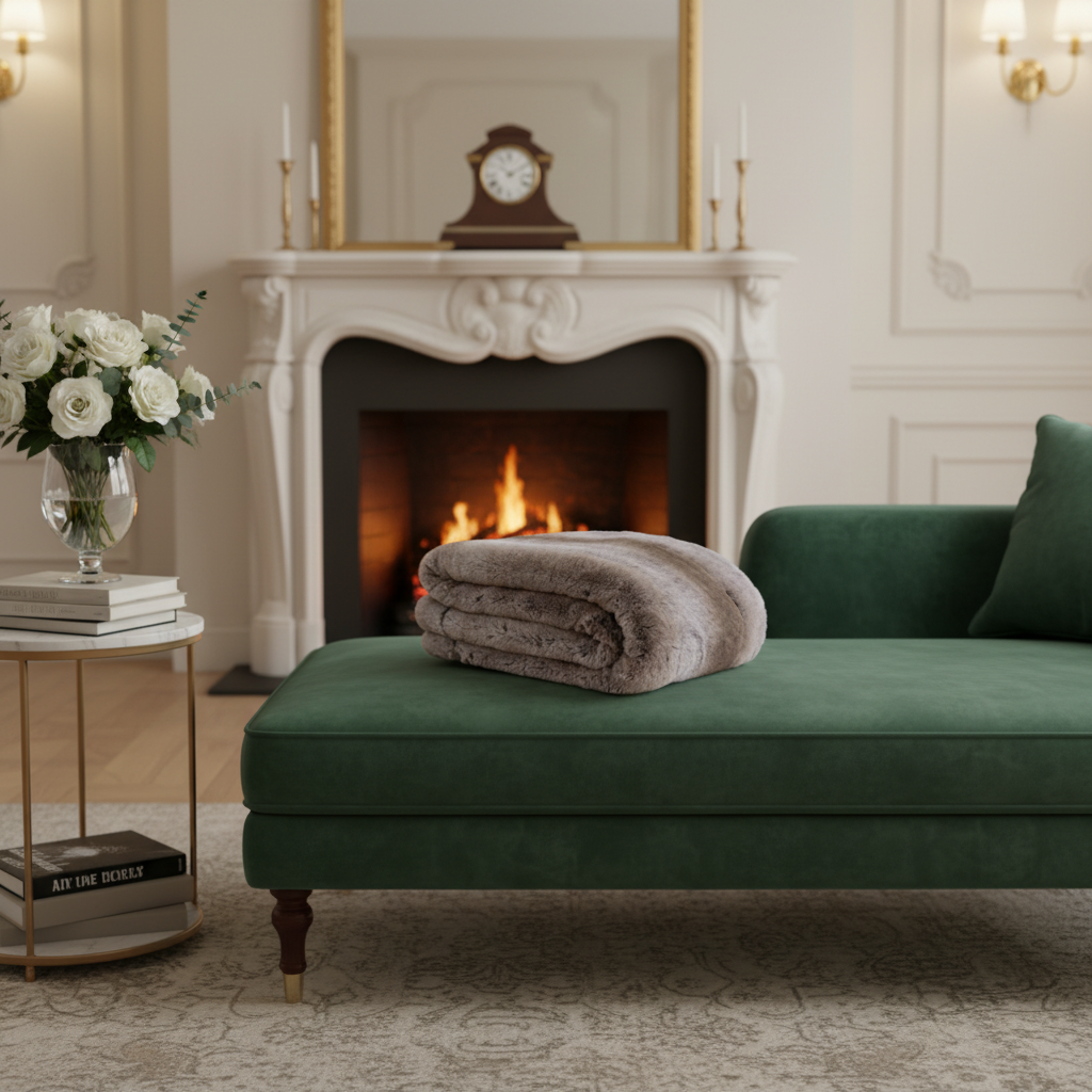 White sneaker with purple accents on a white background