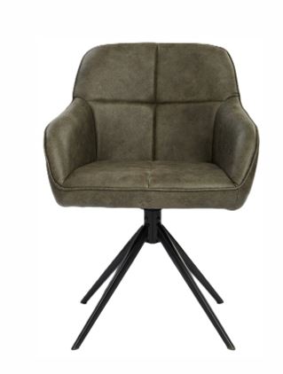 Gilbert Swivel Chair in Diesel Forest