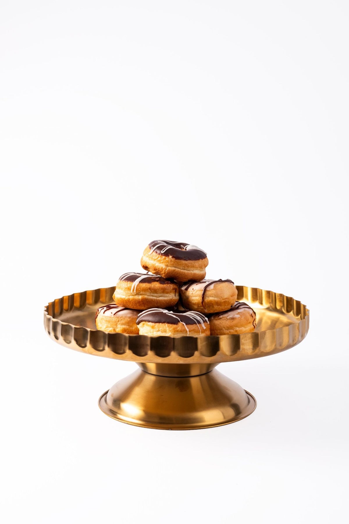 CAKE PLATE IMPERIAL BRASS