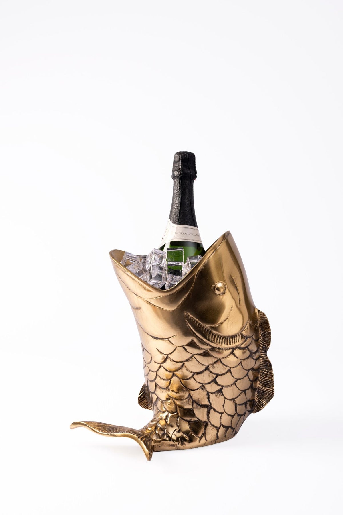 WINE COOLER NEMO ANTIQUE BRASS