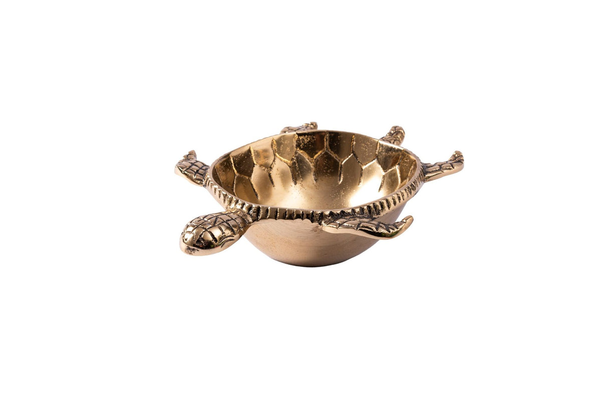 DUDLEY TURTLE DEEP BOWL BRASS