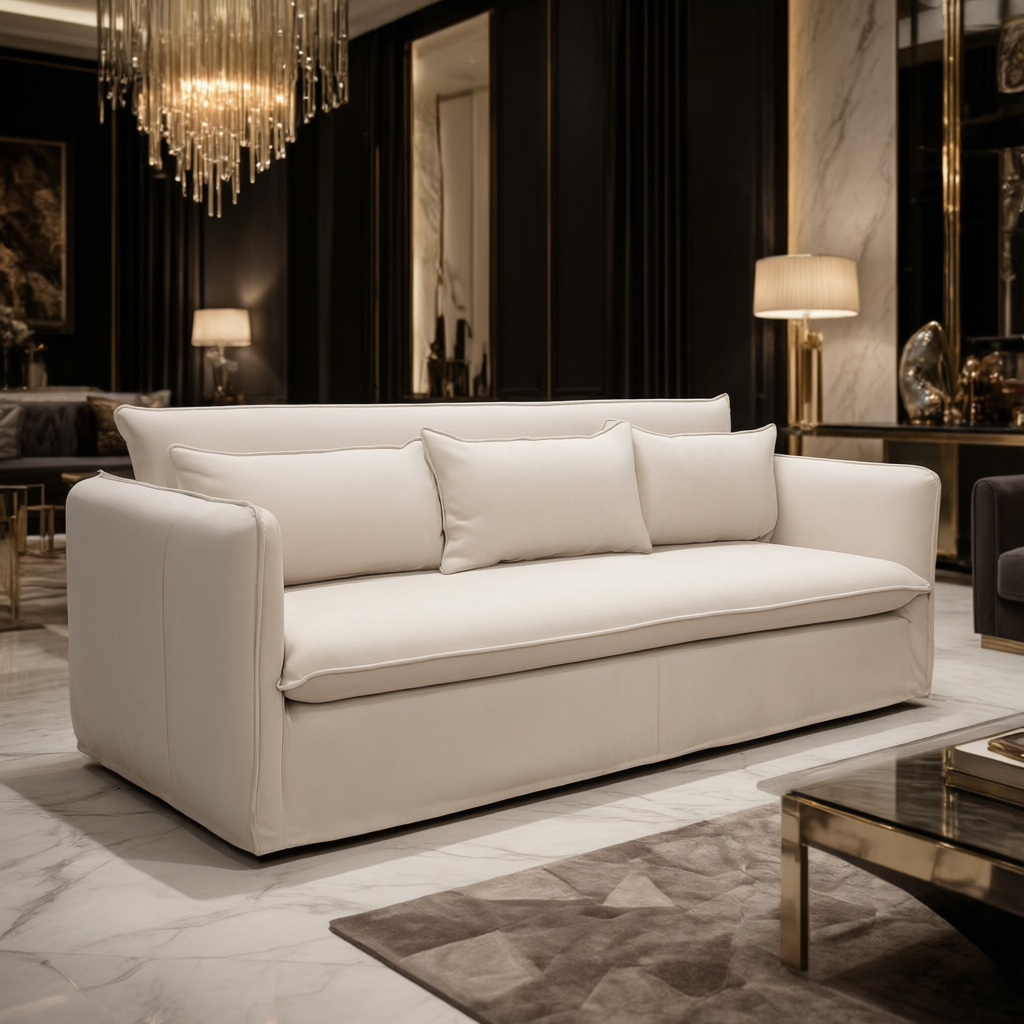 Santorini 3-Seater Sofa in Macadamia