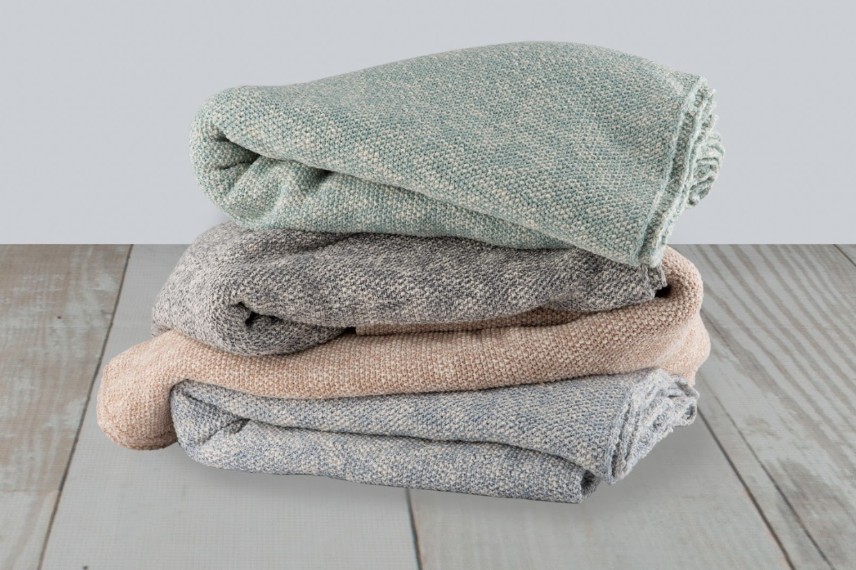 Stonewash Pure Cotton Throw
