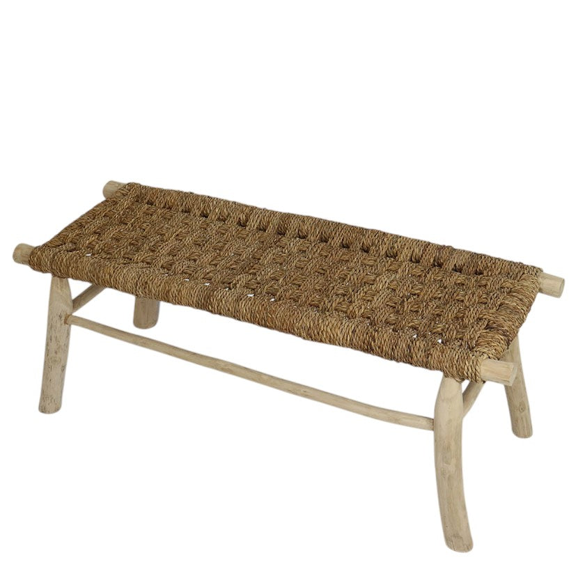 WOOD & BANANA ROPE BENCH