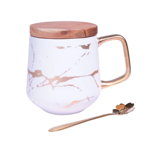 Kintsukuroi Mug in Black and White