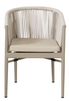 Marbella Outdoor Dining Chair in Corfu Dune