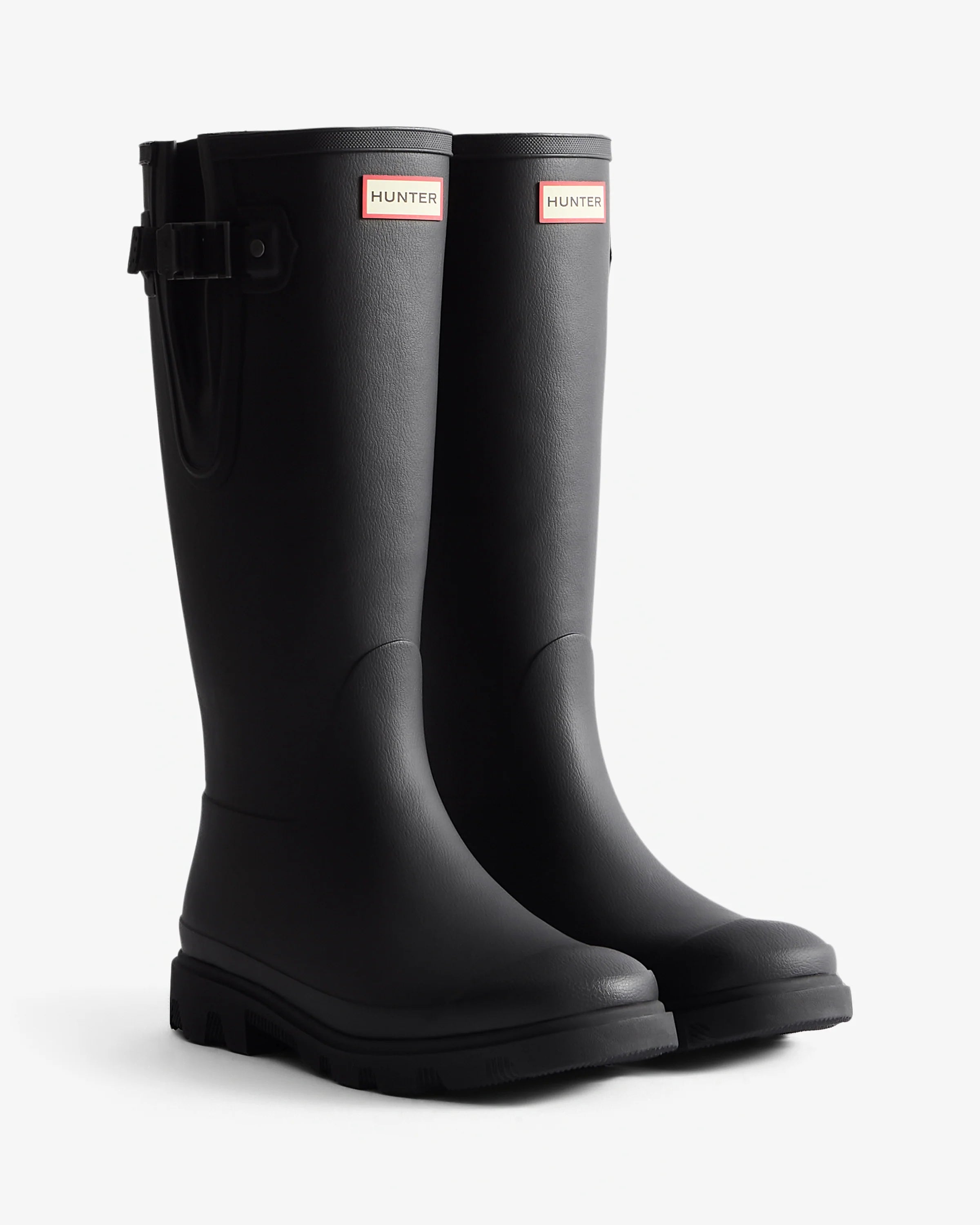 Men's Downpour Field Adjustable Tall Wellington Boot - Black