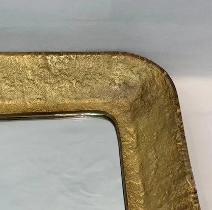 Antique Brass Treasure Mirror
