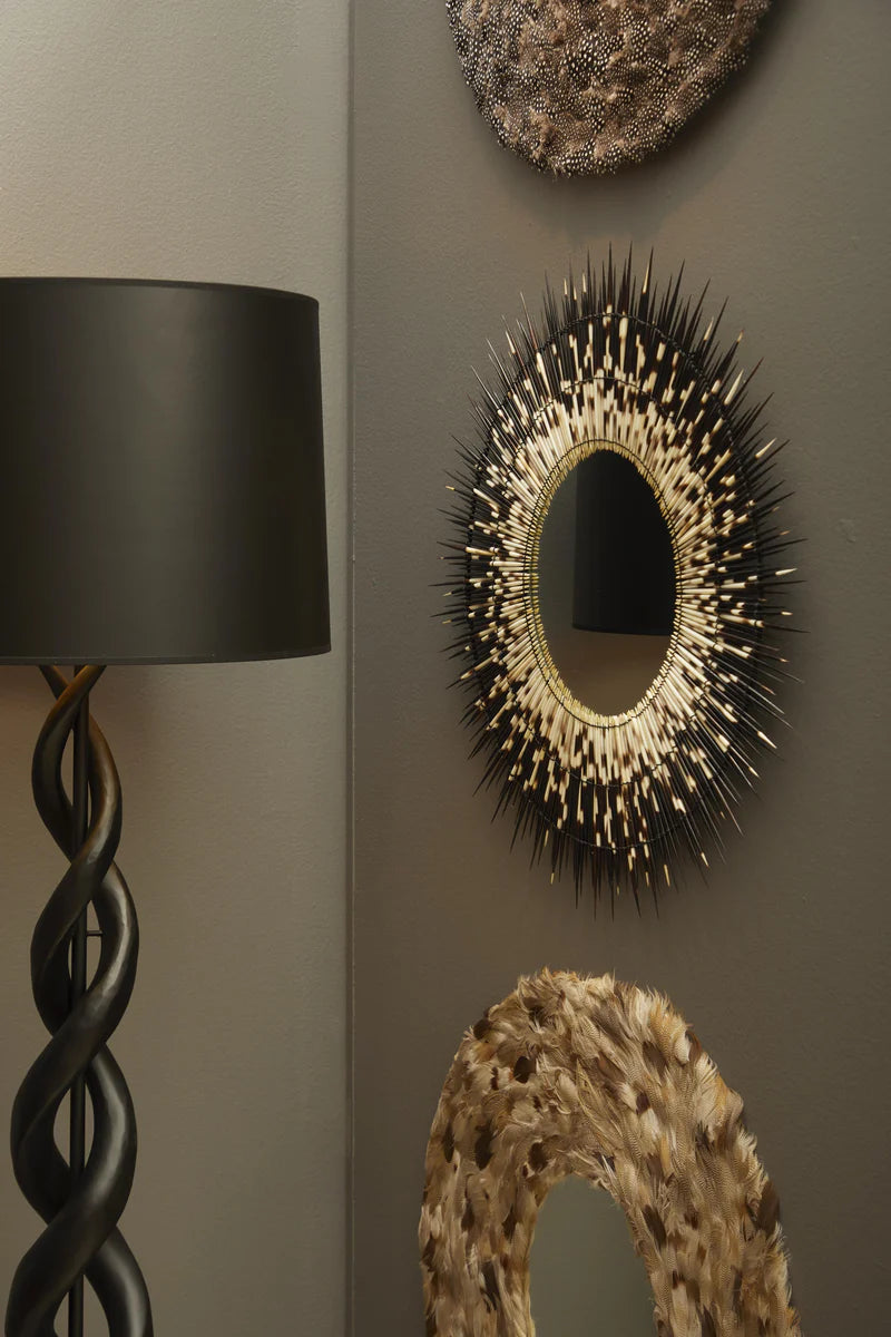 Medium Porcupine Quill Mirror