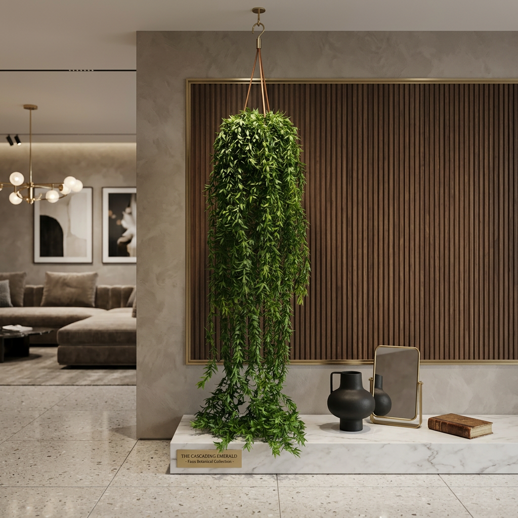 Faux Aloe Falls Hanging Plant