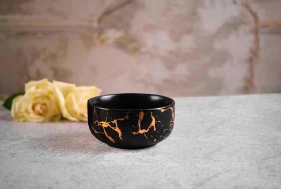 Kintsugi Bowl- Small in Black or White