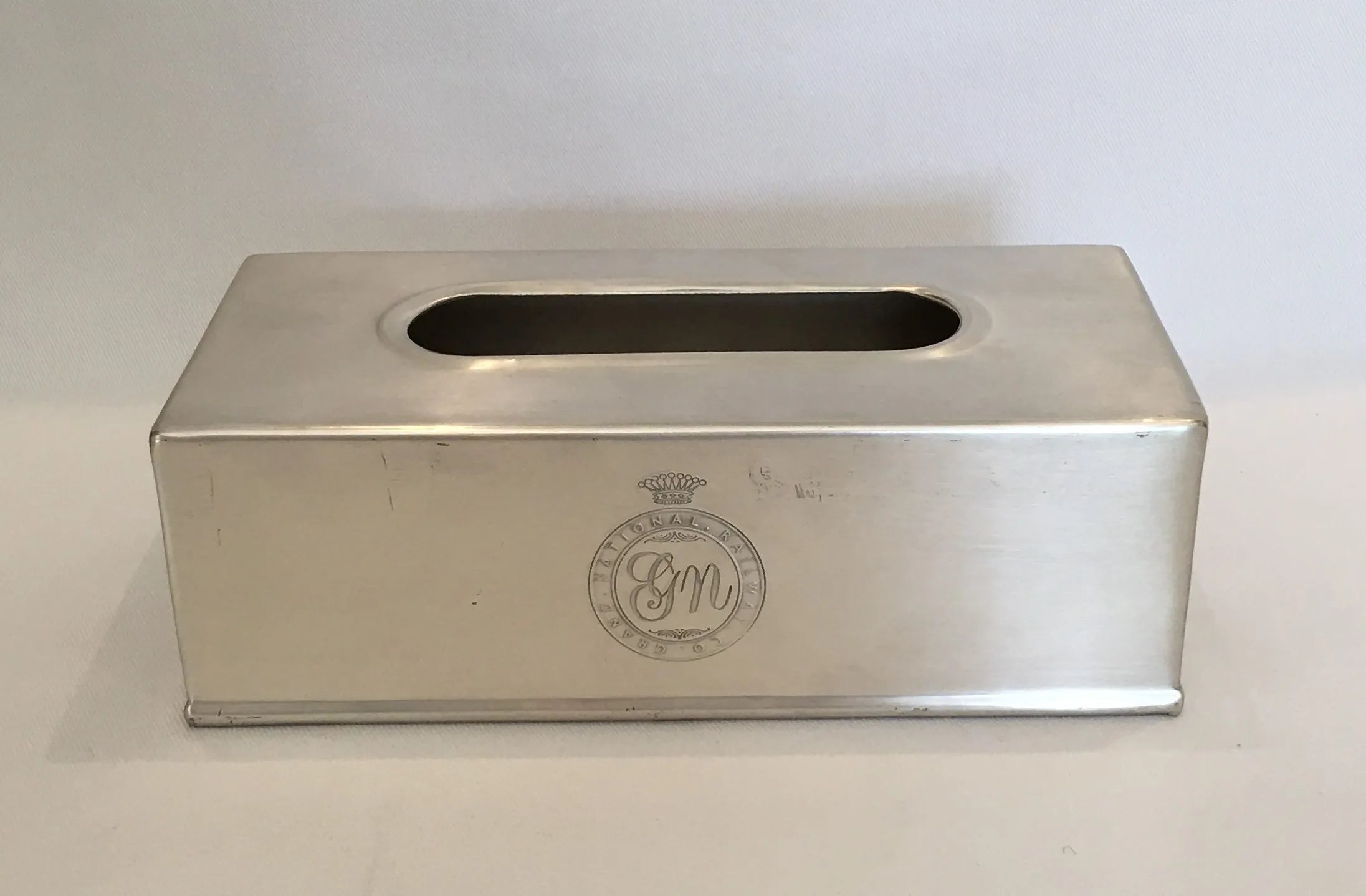 Classic Pewter Tissue Box