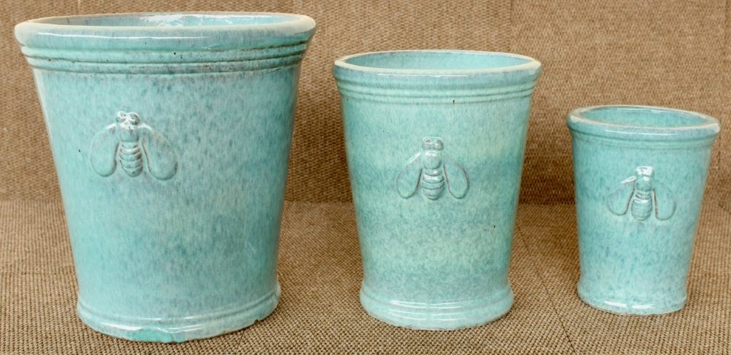 TURQUOISE BEE POT