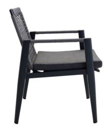 Vista Outdoor Dining Chair in Granite