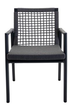 Vista Outdoor Dining Chair in Granite