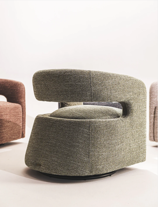 Dolce Vita Swivel Chair - Reflecting Kelp