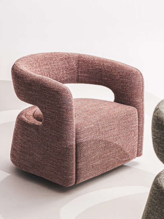 Dolce Vita Swivel Chair - Reflecting Paprika