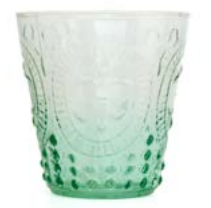 Fleur de lil Water Glass Set