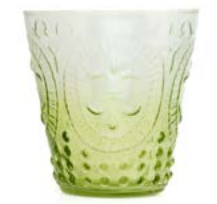 Fleur de lil Water Glass Set