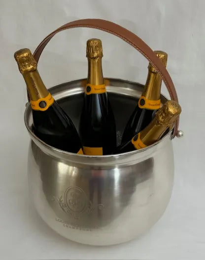 Wine Cooler Cristal with Tan Handle