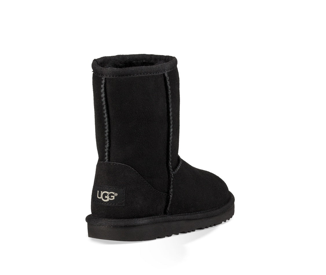 UGG Kids Classic Short 11 Black - NetDécor