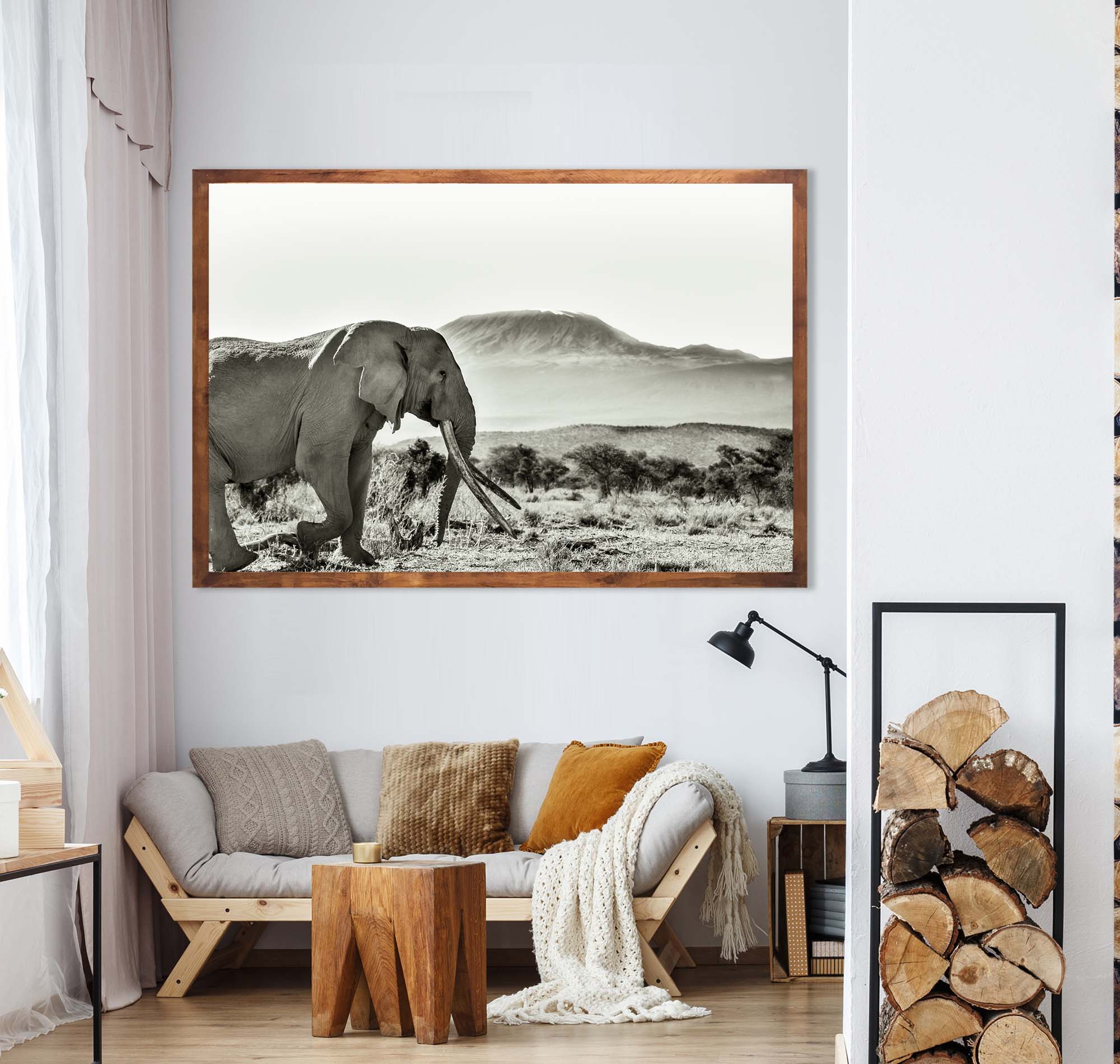 Limited Edition 1989 Elephant Landscape - NetDécor