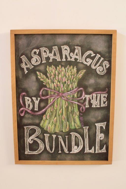 ASPARAGUS BLACKBOARD SIGN - NetDécor