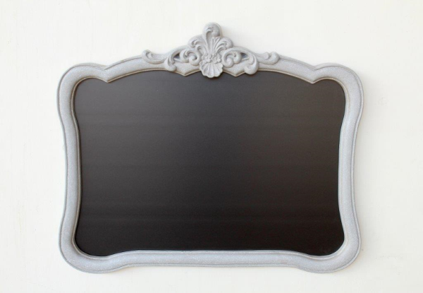 GREY FRAMED BLACKBOARD - NetDécor