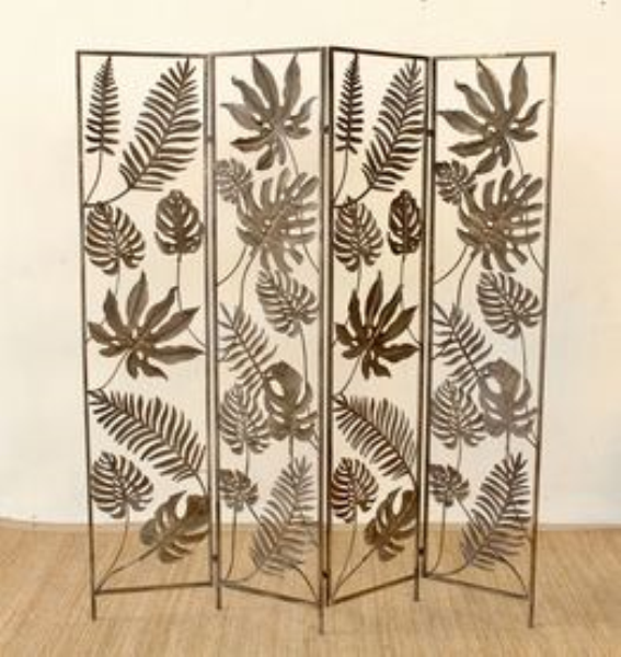 DIVISION PALM LEAF FOLDING SCREEN - NetDécor