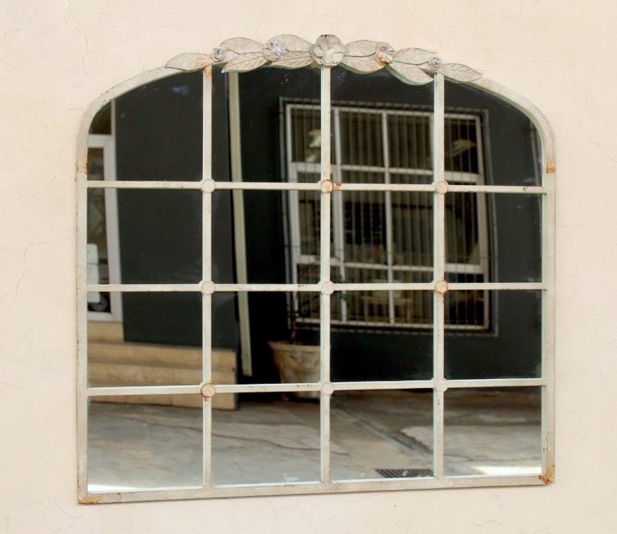 PANE ARCH MIRROR ROSE DETAIL - NetDécor