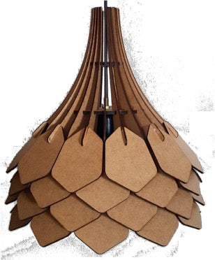 Eco Friendly Arty Chandelier with Cable Beads - NetDécor