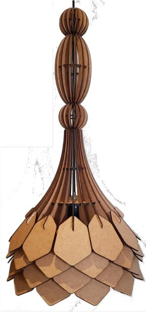 Eco Friendly Arty Chandelier with Cable Beads - NetDécor