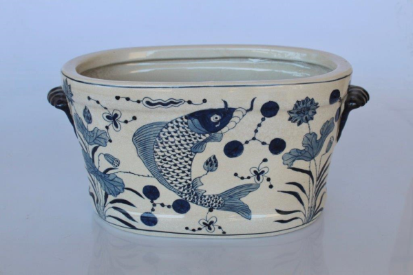 BLUE FISH FOOTBATH - NetDécor