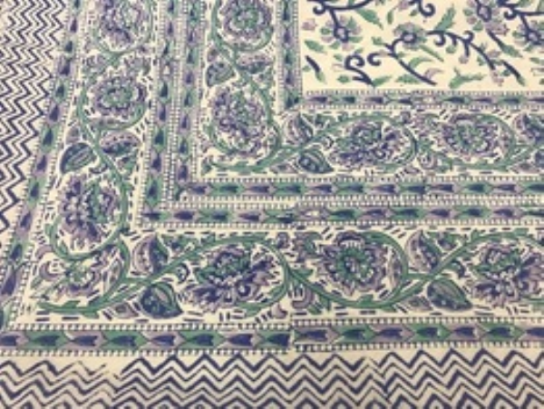 BLUE & AQUA PATTERN SERVIETTE - NetDécor