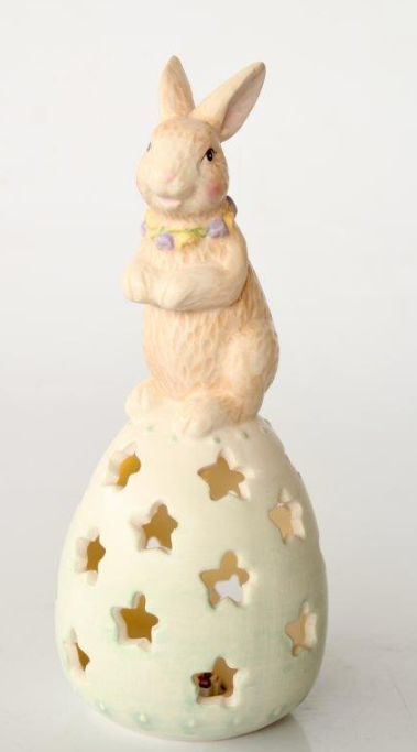 Bunny Standing On Egg LED Light - NetDécor