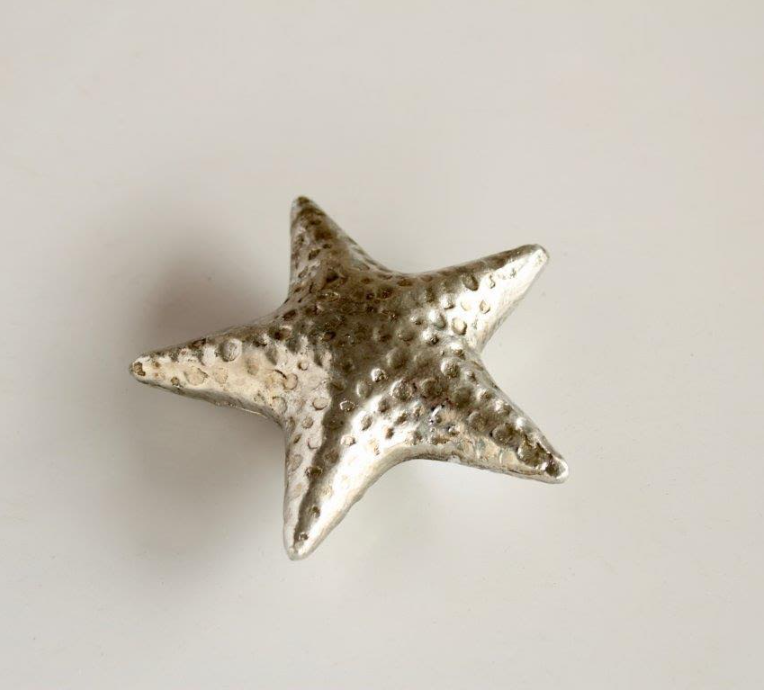 Silver Ceramic Star - NetDécor 